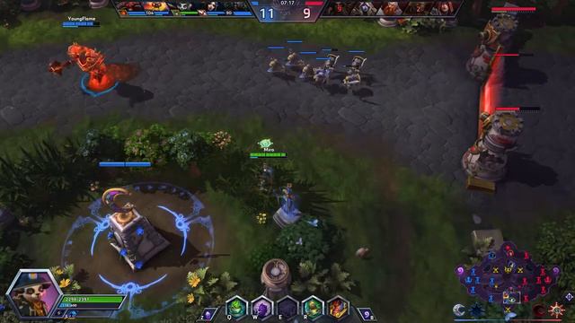ЛИЛИ - 10 киллов хила в лиге Heroes of the Storm смотреть онлайн
