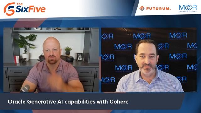 Oracle Generative AI Capabilities with Cohere - Episode 173 - Six Five Podcast смотреть онлайн