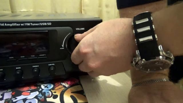 5.1-канальный ресивер Auna AMP-3800 (USB, SD ,FM,караоке) 600W смотреть онлайн