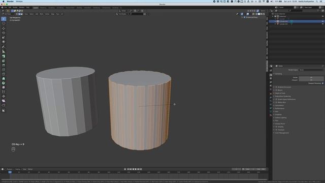 Blender 2.8: Increase or decrease cylinder geometry смотреть онлайн