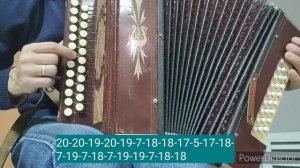 Татарская Народная Песня КАРТУФ -  разбор на ГАРМОНИ ЦИФРАМИ #баянпобратски #кариммуратов