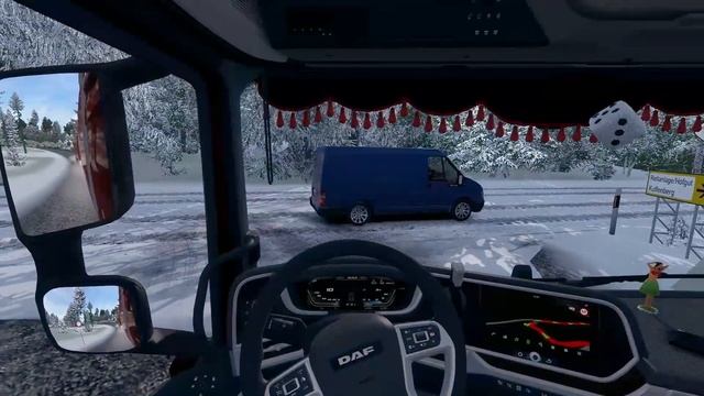НОВАЯ КАРТА С РЕАЛЬНЫМ ВРЕМЕНЕМ в Euro Truck Simulator 2 / LOGITECH G 923 /