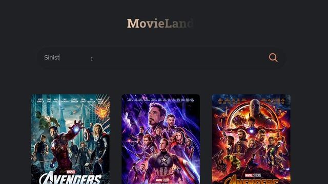 MovieApp using React JS смотреть онлайн