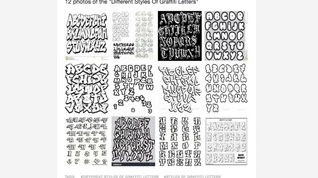 Why Graffiti Alphabets Are BAD!
