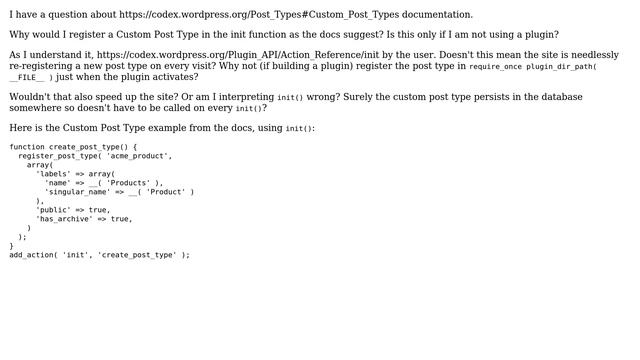 Wordpress: Why The Init Hook For Custom Post Types? (2 Solutions!!) смотреть онлайн