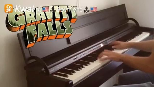 Пианино играет интро Gravity Falls 😉 смотреть онлайн