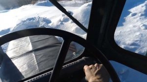 Чистим дороги от снега на Т 40