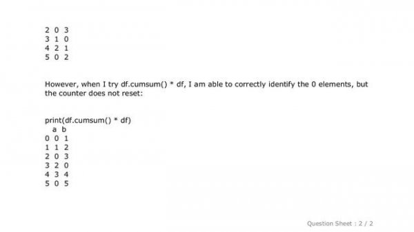 Pandas : Python pandas cumsum with reset everytime there is a 0