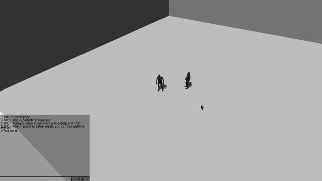 Three.js + Socket.io - Post processing(outline effect on gltf model) and chat system смотреть онлайн