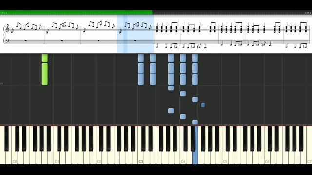 Muse - Sunburn [Piano Tutorial] Synthesia смотреть онлайн