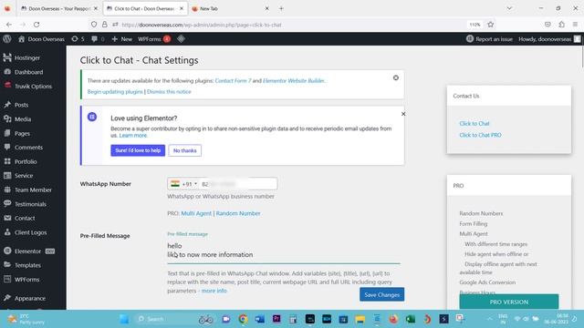 How to add Whatsapp button on Wordpress website | Whatsapp for wordpress free chat plugin wordpress смотреть онлайн
