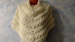 Шаль по мотивам ВАНЕССЫ МОНТОРО крючком 1часть.  Подробное видео.