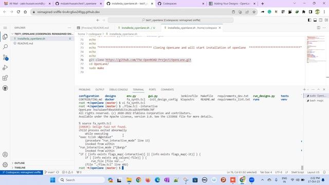 OpenLane using Codespaces : RTL-to-GDSII flow. - Part-1 смотреть онлайн