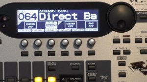 Roland VG-99 for Bass Guitar featuring Roland G-33 Bass - Amplifier Modeling - Advanced Programming