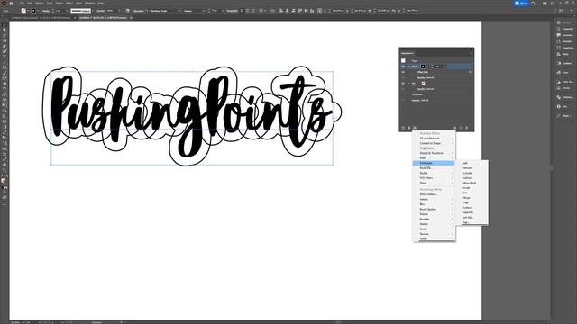 Illustrator | Adding an Offset Stroke on Text смотреть онлайн