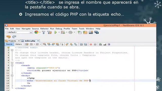 Prueba Funcional del PHP en NetBeans смотреть онлайн