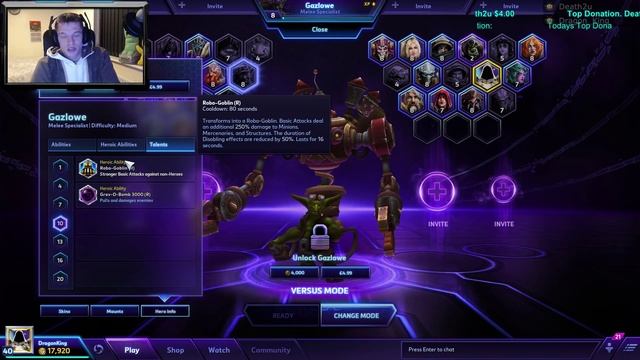 HotS GAZLOWE BUILD. Mecha Lane Pusher смотреть онлайн