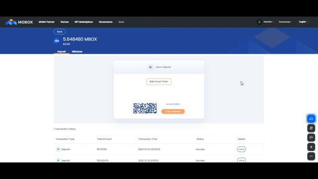 Как пополнять и выводить токены Mbox с кошелька Box Wallet