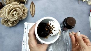 Красота из джута Цветы из джута и мешковины Розы из мешковины Подарок своими руками  \Master diy