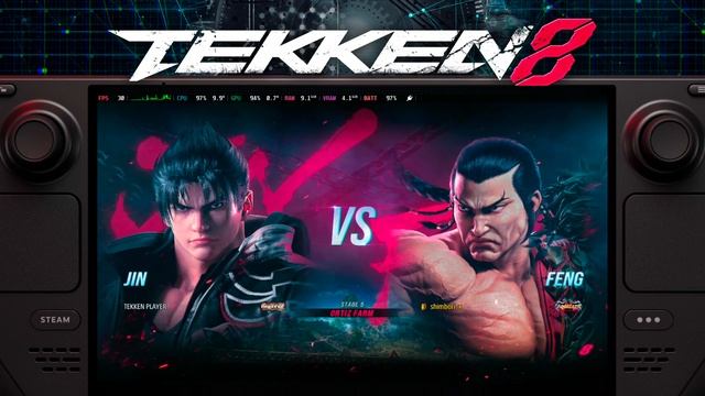 Tekken 8 - Jin | 60FPS | Medium + FSR2 Performance | SteamOS 3.5.7 | Steam Deck OLED смотреть онлайн