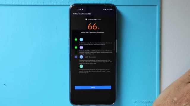 ANTUTU BENCHMARK TEST - REALME 8i Violet смотреть онлайн
