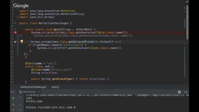 Java Challengers #11 - Annotations, Reflection, getDeclaredFields смотреть онлайн