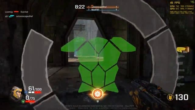 Quake Champions Beta [GTX 960M 2GB] [1080p - High Settings] смотреть онлайн