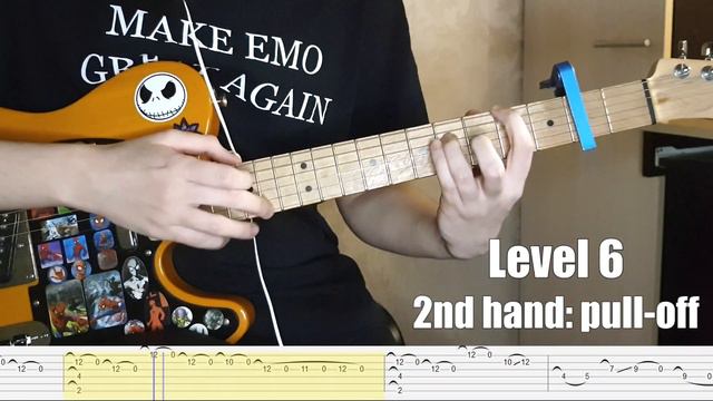 TABS / 9 LEVELS of Math-Rock/Emo TAPPING смотреть онлайн
