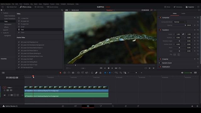 DUA CARA MENAMBAHKAN SUBTITLE PADA DAVINCI RESOLVE 16 | TUTORIAL INDONESIA смотреть онлайн