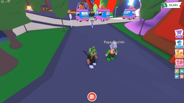 ГОНКА С МОРОЖЕНЩИКОМ в игре Адопт Ми роблокс | Adopt Me roblox | Рэд VS Папа и дочки Games смотреть онлайн