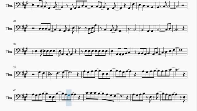Trombone Sheet Music: How to play Hikaru Nara (Your Lie In April) by Goose House смотреть онлайн