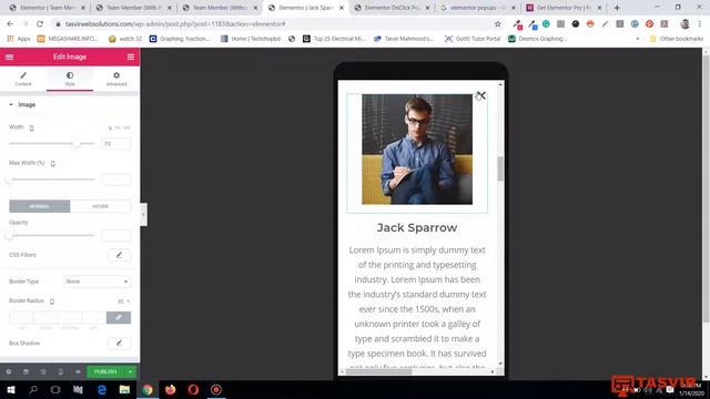 How to make Elementor On Click PopUp for team members page in WordPress смотреть онлайн