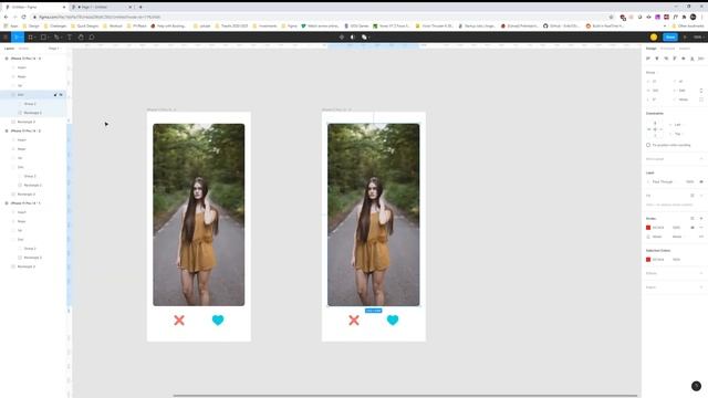 Swipe Left To Reject Tinder Interaction in Figma (Animation Basics) смотреть онлайн