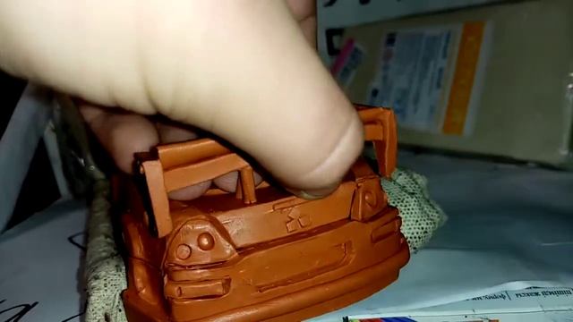 Процесс лепки MITHUBISI Eclips из двойного форсажа!