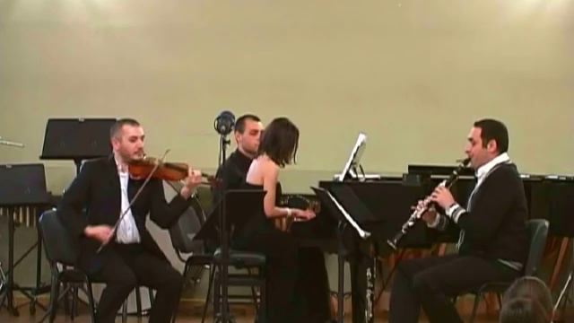 Otar Tatishvili-"BATS"-trio for clarinet,violin & piano.2015 05.03. смотреть онлайн