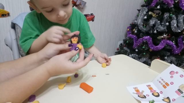 Лепка из пластилина: ???Лепим Дашу Путешественницу из пластилина ???Dora the explorer play doh смотреть онлайн