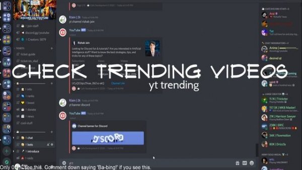 YouTube Discord Bot and Server (2022)