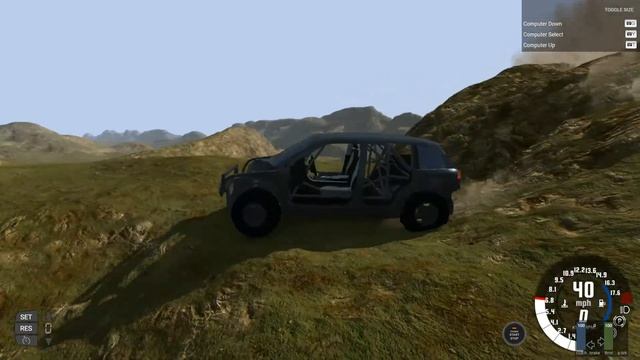 [R60] Super Slow Cruise Control From External Camera View