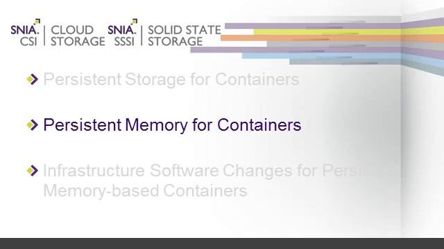 Containers and Persistent Memory смотреть онлайн