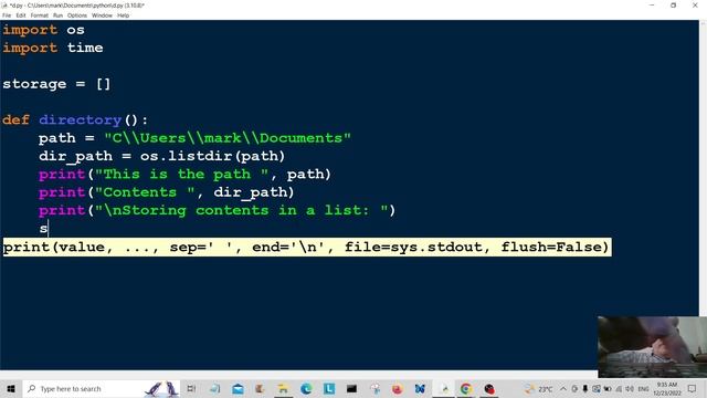Python List Directory & Save Directory Contents In A List Code Example смотреть онлайн