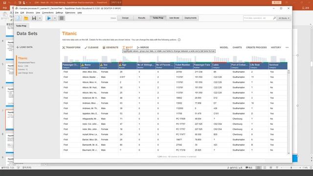 Rapid Miner Example (1) смотреть онлайн