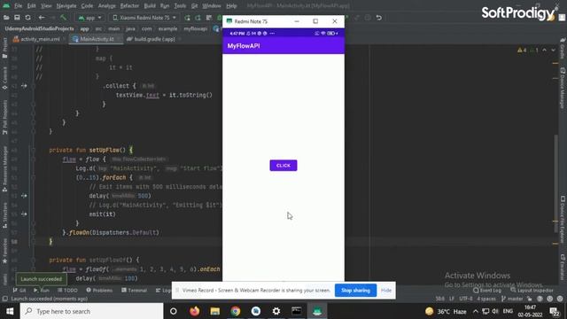 Flow API in Kotlin SoftProdigy | Basics Explained | SoftProdigy смотреть онлайн
