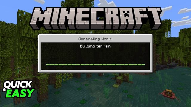 How To Fix Minecraft World Stuck on Building Terrain [Very EASY!] смотреть онлайн