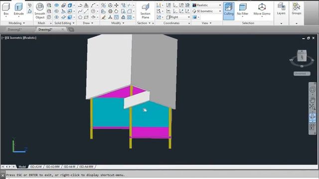 การสร้างบ้าน 3d 4 AutoCAD 2014 смотреть онлайн