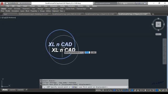Excel Formula To Copy AutoCAD Objects смотреть онлайн