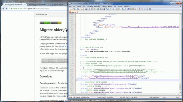 jQuery Migrate Plugin Tutorial - Upgrade to v3.0 смотреть онлайн