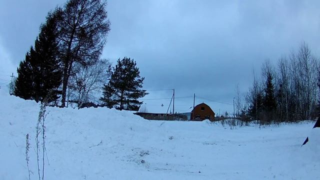 #Т-25,#Владимирец, Чистка снега ковшом на навеске. смотреть онлайн