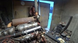 Запуск Алтайского 6-ти цилиндрового двигателя А-01,доделка отвала!