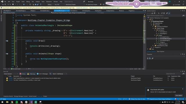 C# Boot Camp. Chapter 6: Design Patterns. Lesson 3: State, NullObject, Bridge смотреть онлайн