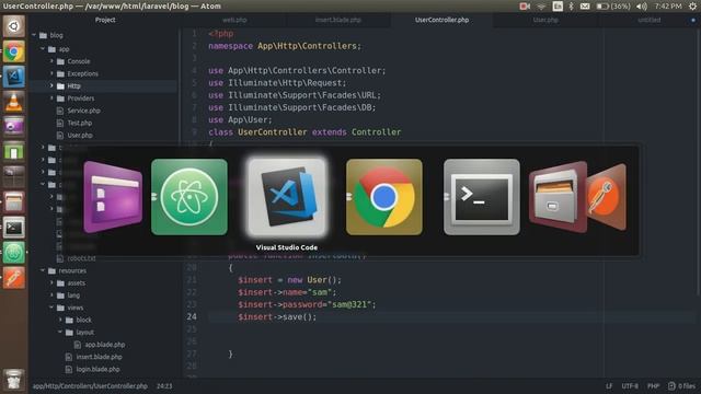 Laravel tutorial - Model with database смотреть онлайн
